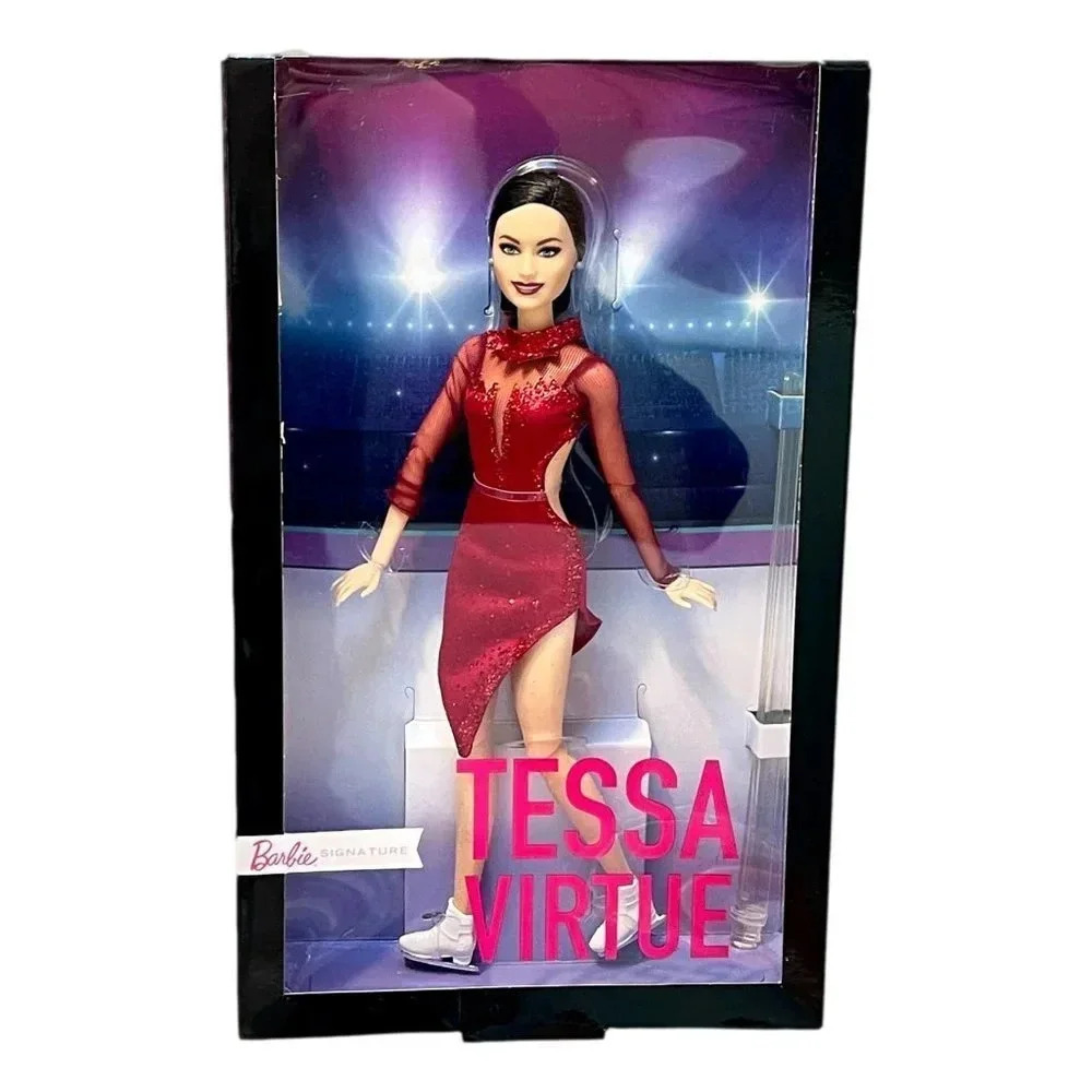 Tessa Virtue Fashion‎ Doll Skater Signature Barbie Mattel Olympics Skating New